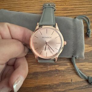 Rose Gold and Gray Women's Watch